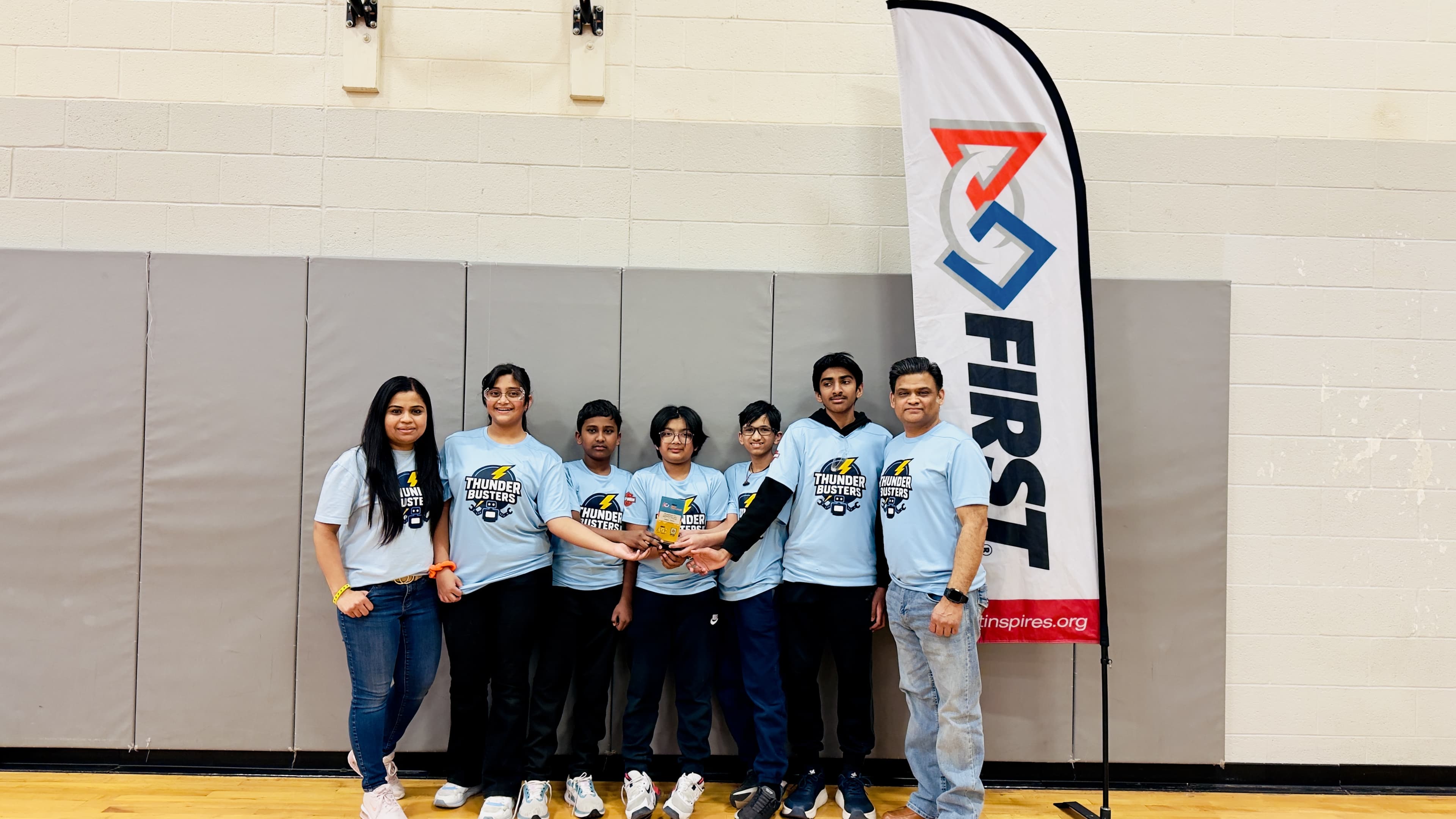 ThunderBusters robot competing at PA State Championship