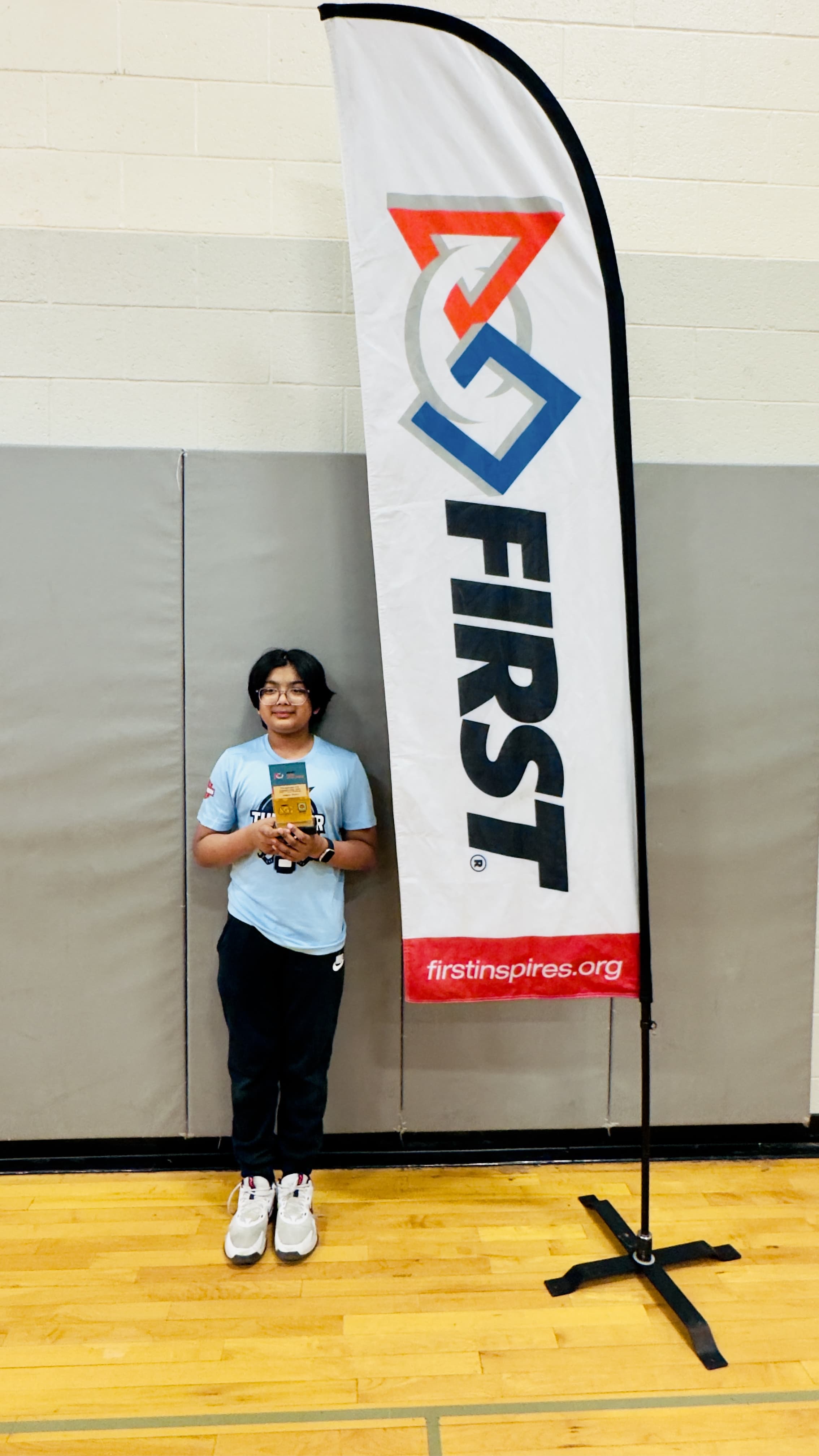 Neel with the Judges Award at PA State Championship